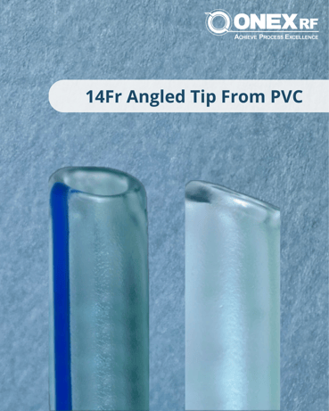 14Fr Angled Catheter Tip From PVC by ONEX RF 